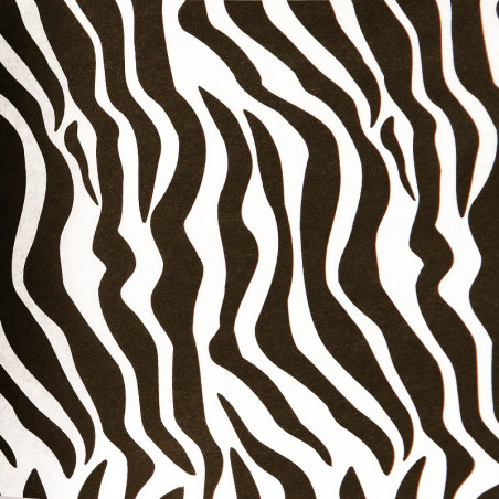 Zijdepapier - Zebra - Zwart op wit