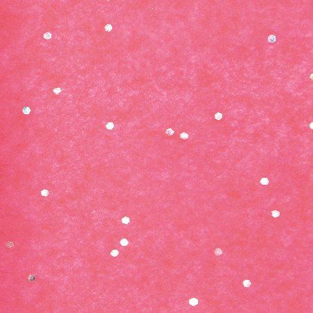 Zijdepapier - Glitters - Zilver op roze - Budget