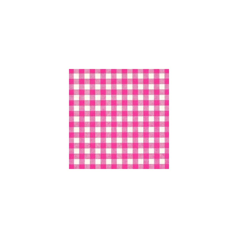 Inpakpapier - Ruiten - Roze op wit (Nr. 1020) - Close-up