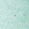 Zijdepapier - Edelsteen - Zilver op turquoise - Close-up