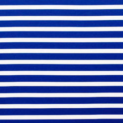 Zijdepapier - Strepen - Blauw op wit - Close-up