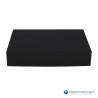 Geschenkdoos met deksel - Zwart mat - A4 - Luxe - Vooraanzicht