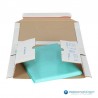 Verzenddozen - Wit - Boek verpakking (Nr. 440319) - Vooraanzicht open