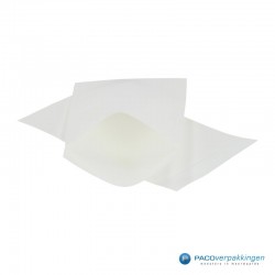Papieren zakjes - Wit Kraft - Vooraanzicht