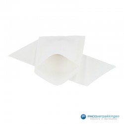 Papieren zakjes - Wit Kraft - Vooraanzicht