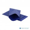 Papieren zakjes - Royal Blauw Kraft - Vooraanzicht