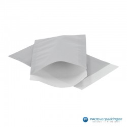 Papieren zakjes - Zilver Glans - Vooraanzicht