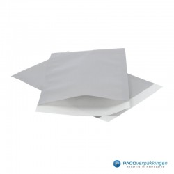 Papieren zakjes - Zilver Glans - Vooraanzicht