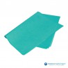 Zijdepapier - Parelmoer - Turquoise - Zijaanzicht achter
