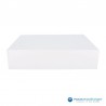 Magneetdoos A3 - Wit mat met strodessin - Eco papier - Budget - Vooraanzicht