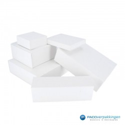 Magneetdoos A3 - Wit mat met strodessin - Eco papier - Budget - Collectie