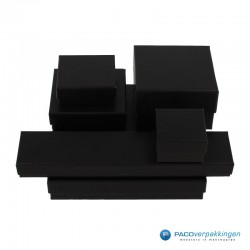 Geschenkdoos | Sieradendoos ketting of sieradenset (groot) - Zwart Mat - Inlay Foam - Luxe - Collectie