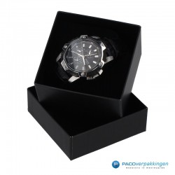 Geschenkdoos | Sieradendoos horloge - Zwart Mat - Inlay Foam - Luxe - Toepassing