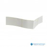 Vierkante stickers - Wit Glans - Papier