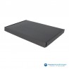 Brievenbusdozen - Maximaal formaat - Zwart mat (voor Luxe Magneet Brievenbusdoos) Zijaanzicht