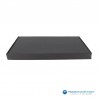 Brievenbusdozen - Maximaal formaat - Zwart mat (voor Luxe Magneet Brievenbusdoos) Vooraanzicht