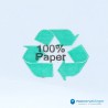 Paklijst enveloppen van gerecycled papier - Bedrukt A4 in 2 gevouwen - Logo