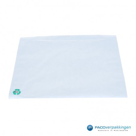 Paklijst enveloppen van gerecycled papier - Blanco A4 in 2 gevouwen