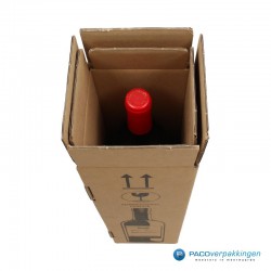 Verzenddoos - Wijndoos - 1 fles - Toepassing 2