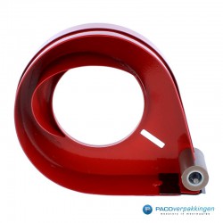 Tape Dispenser - Handdozensluiter - Rood - 38 mm - Premium - Vooraanzicht open