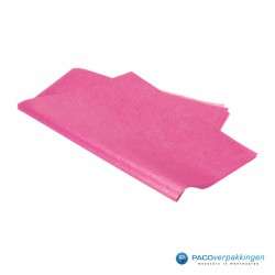 Zijdepapier - Flamingo roze - PMS 2038/2039 - Premium - Zijaanzicht