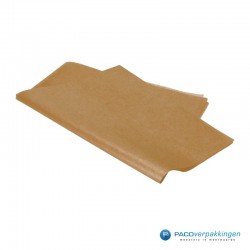 Zijdepapier - Kraft bruin - PMS 2313/7509 - Premium - Zijaanzicht