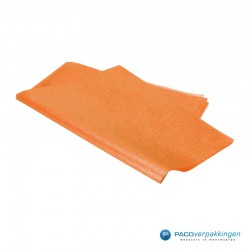 Zijdepapier - Gebrand oranje - PMS 153/2020 - Premium - Zijaanzicht