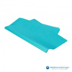 Zijdepapier - Fel turquoise - PMS 2397/2397 - Premium - Zijaanzicht