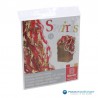 Opvulmateriaal - Swirl van zijdepapier - Rood, wit en goud - In verpakking