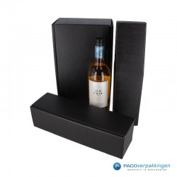 Wijndozen - 1 fles - Zwart Mat - Premium - Compilatie