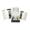 Wijndozen - Zwart Mat - 3 Flessen - Luxe - Collectie open