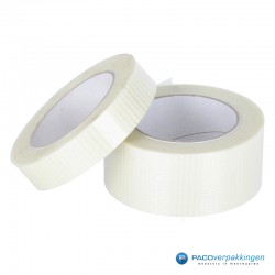 2 product foto - verpakkingstape - filament tape - transparant