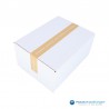 Verpakkingstape - Papier - Signed, Sealed, Delivered - Wit op Kraft Bruin - Gebruik