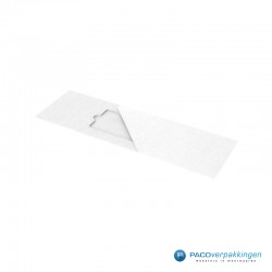 Giftcard Verpakking Met Sleeve - Wit Mat - Premium - Zijaanzicht Open