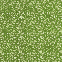 Inpakpapier - Planten - Groen op wit (Nr. 1019) - 50 CM - Close up