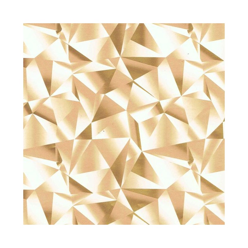 Inpakpapier - Kristallen - Oud roze en goud (Nr. 3017) - Close up