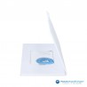 Giftcard Verpakking Met Magneet - Wit Mat - Premium - Achteraanzicht