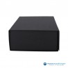 Magneetdoos - Zwart Mat - Preeg - A4 hoog - Premium - Zijaanzicht