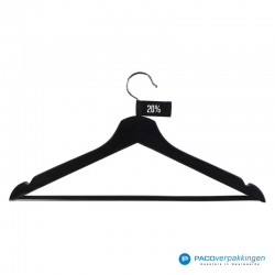 Kleding labels - Zwart - 20% - Textiel - Detail op hanger