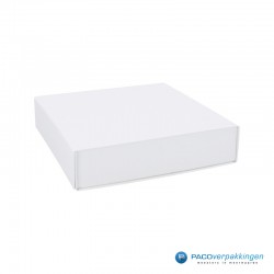 Magneetdoos - Wit Mat - Premium - Zijaanzicht