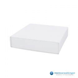 Magneetdoos - Wit Mat - Premium - Zijaanzicht