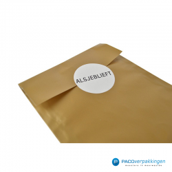 Cadeau stickers - ALSJEBLIEFT - Zwart op wit - Gebruik