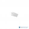 Plastic zakken vlak - 50 MU - Transparant - Zijaanzicht