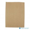Blokbodemzakken papier - Bruin - Basic - vooraanzicht