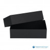 Geschenkdoos met deksel - Zwart Mat - A5 - Luxe - Vooraanzicht open