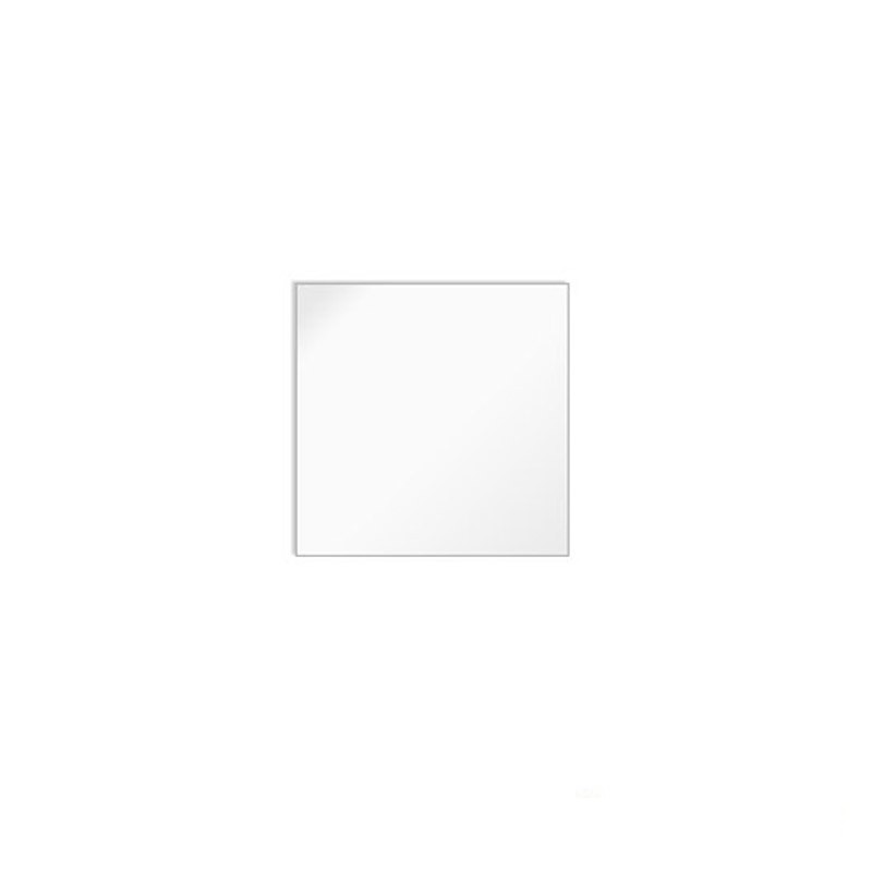Vierkante stickers - Transparant - Vooraanzicht