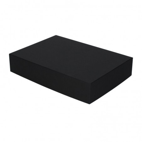 Geschenkdoos met deksel - Zwart mat - A4 - Luxe