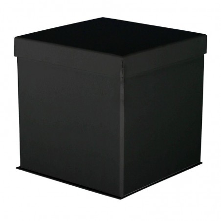 Geschenkdoos met deksel - Zwart Mat - Vierkant - Luxe