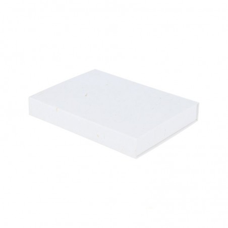 Magneetdoos A5 - Wit mat met strodessin - Eco papier - Basic