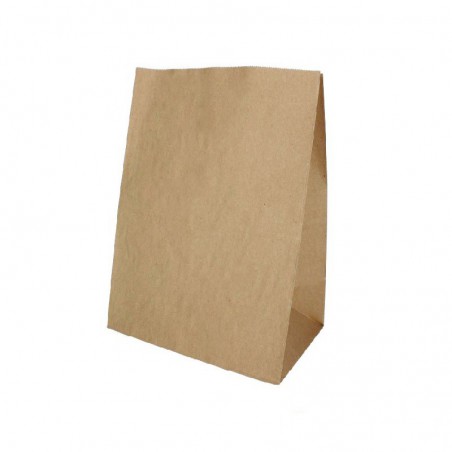 Blokbodemzakken papier - Bruin - Basic